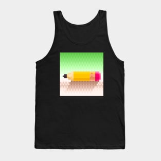 Pixel pencil Tank Top